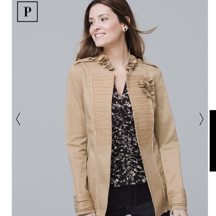 White House Black Market Prairie Field Jacket 00